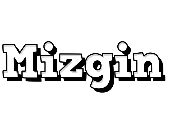 Mizgin snowing logo