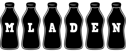 Mladen bottle logo