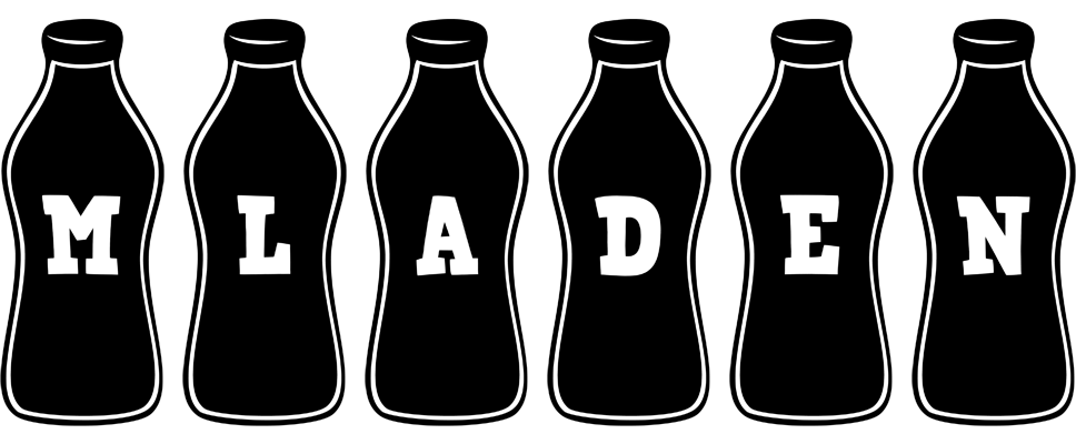 Mladen bottle logo