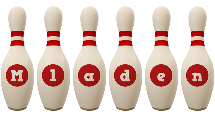 Mladen bowling-pin logo