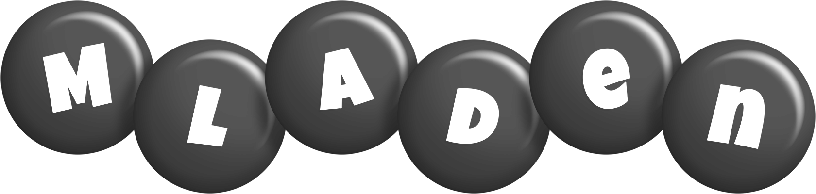 Mladen candy-black logo