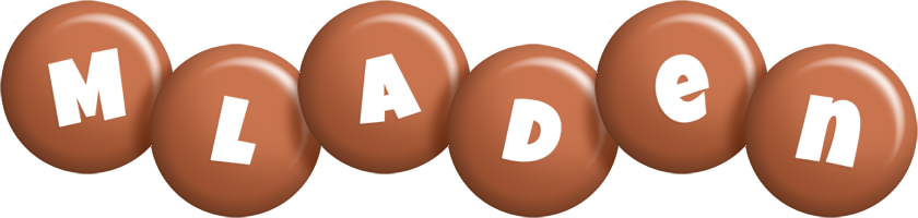 Mladen candy-brown logo