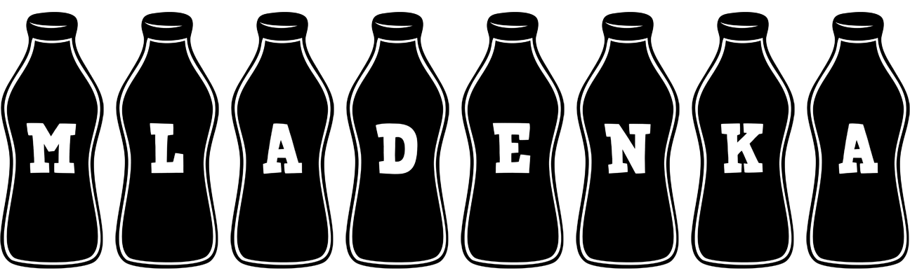 Mladenka bottle logo