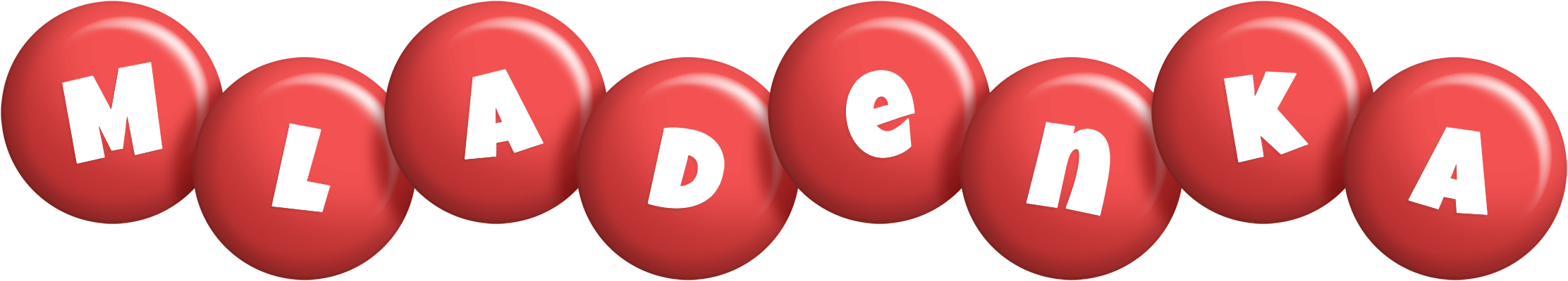 Mladenka candy-red logo