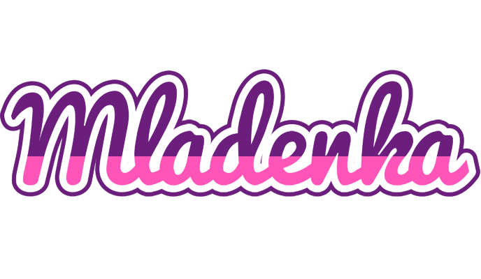 Mladenka cheerful logo