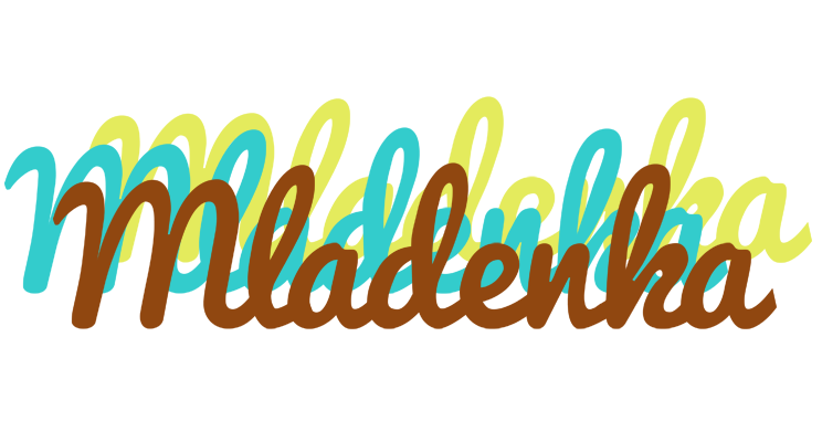 Mladenka cupcake logo