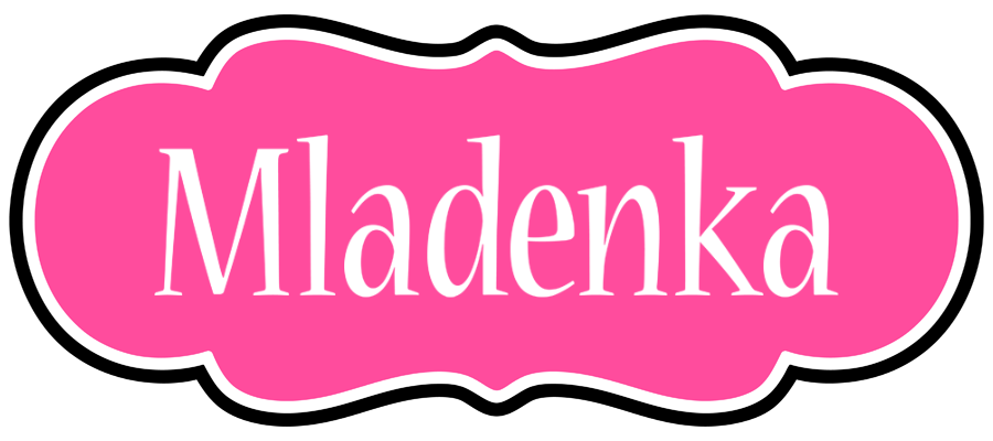 Mladenka invitation logo