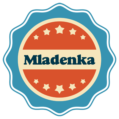 Mladenka labels logo
