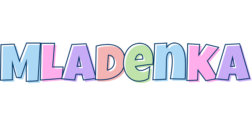 Mladenka pastel logo