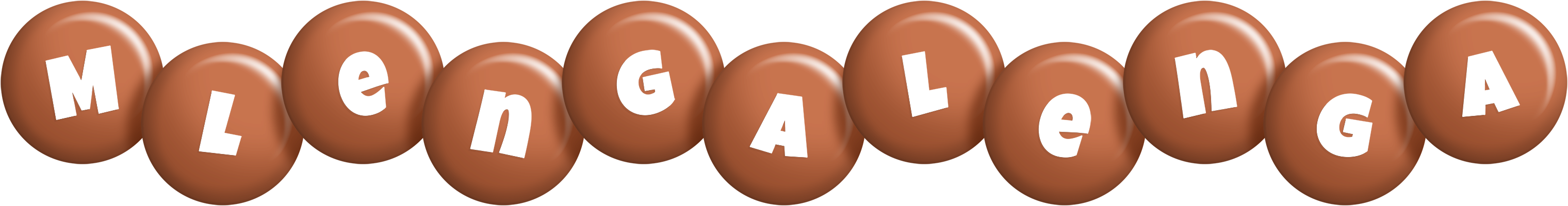 Mlengalenga candy-brown logo