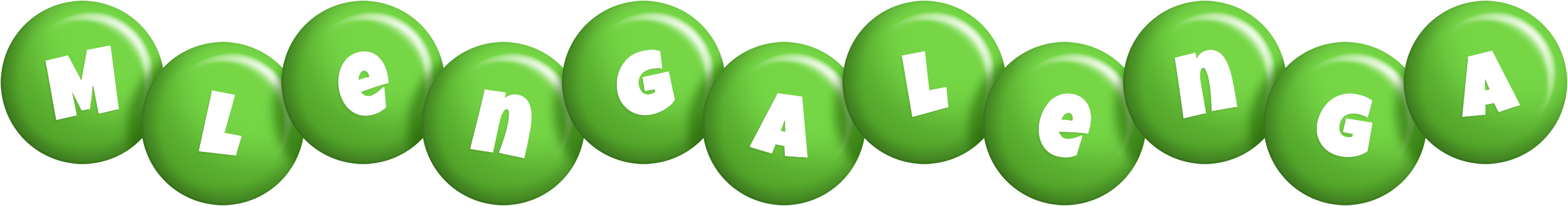 Mlengalenga candy-green logo
