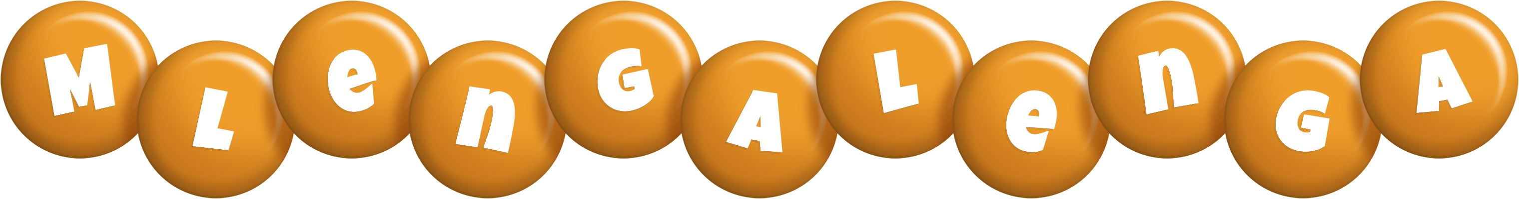 Mlengalenga candy-orange logo