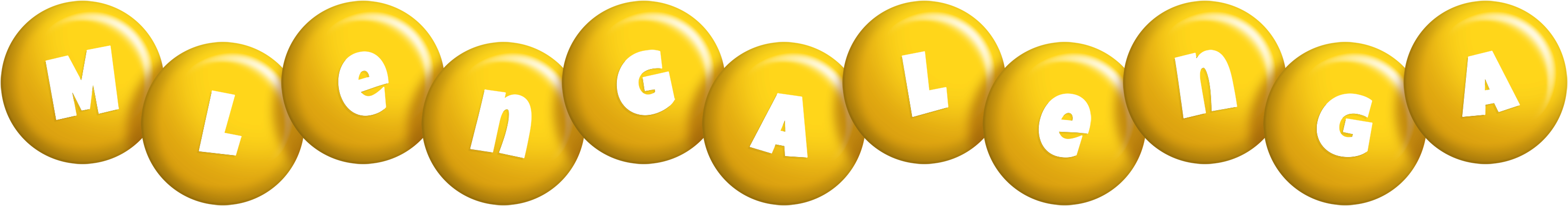Mlengalenga candy-yellow logo
