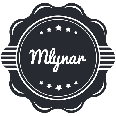 Mlynar badge logo