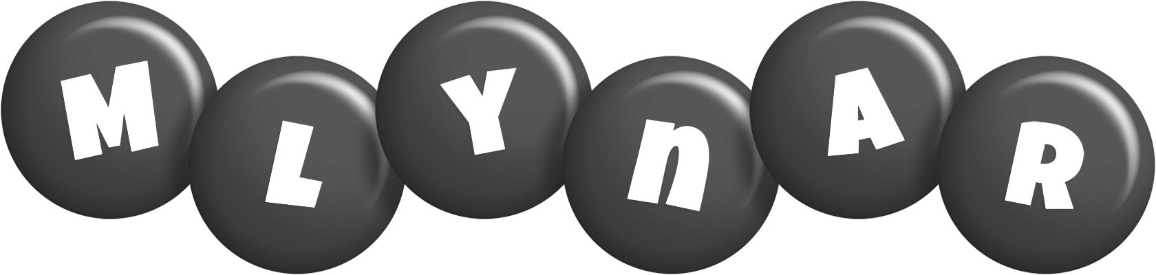 Mlynar candy-black logo