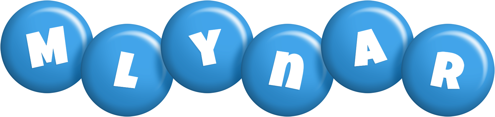Mlynar candy-blue logo