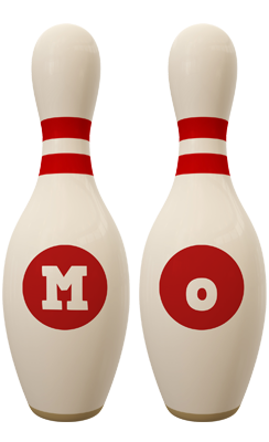 Mo bowling-pin logo