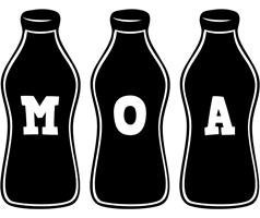 Moa bottle logo