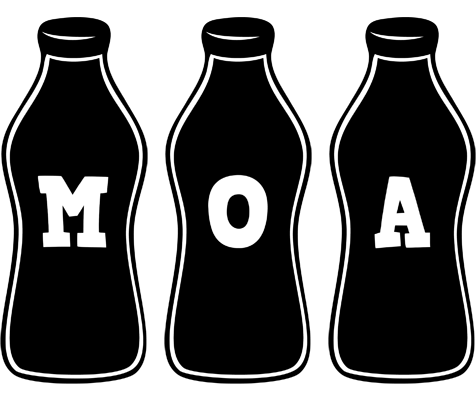 Moa bottle logo