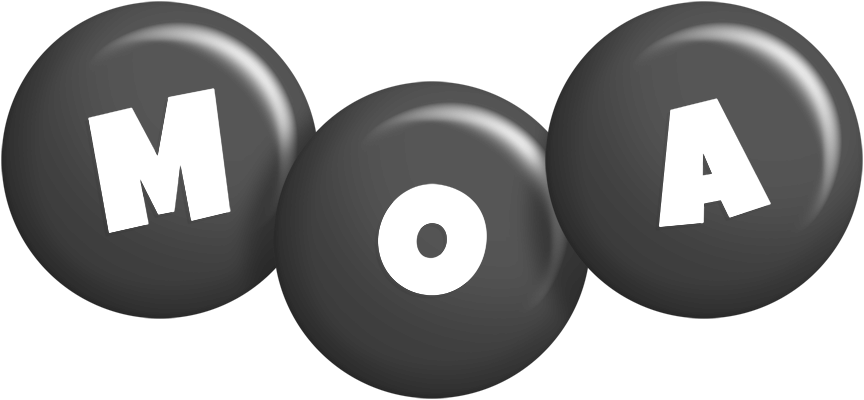Moa candy-black logo