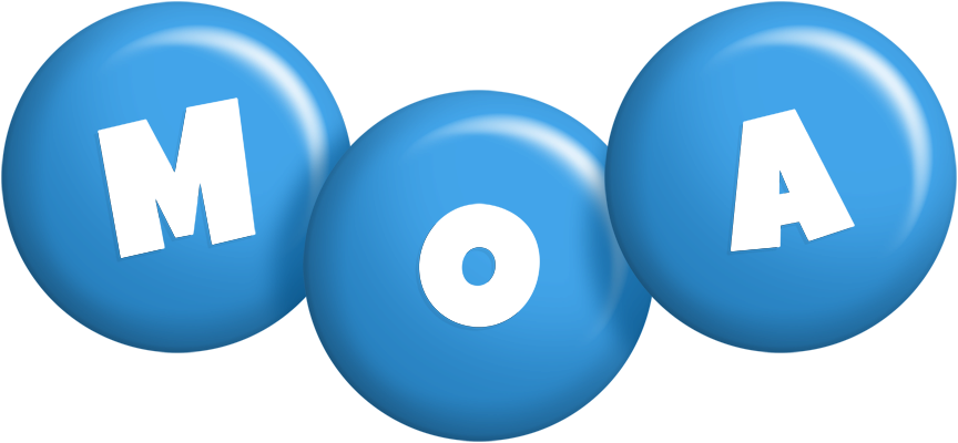 Moa candy-blue logo
