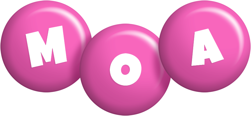 Moa candy-pink logo