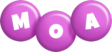 Moa candy-purple logo