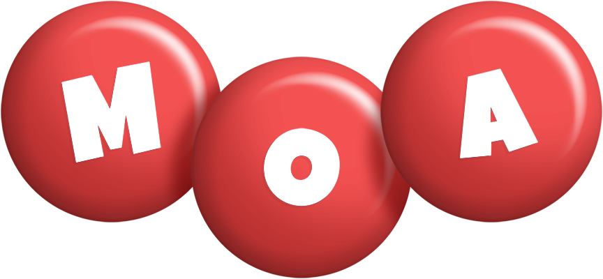 Moa candy-red logo