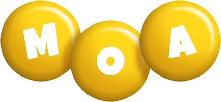 Moa candy-yellow logo
