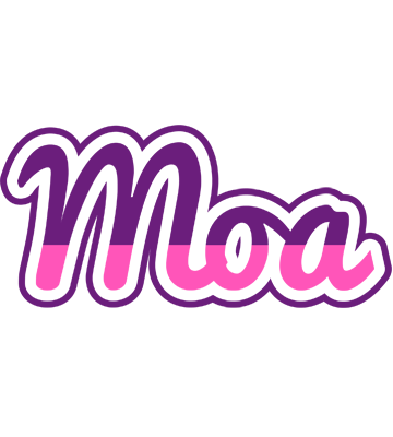 Moa cheerful logo