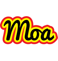 Moa flaming logo