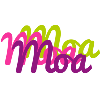 Moa flowers logo