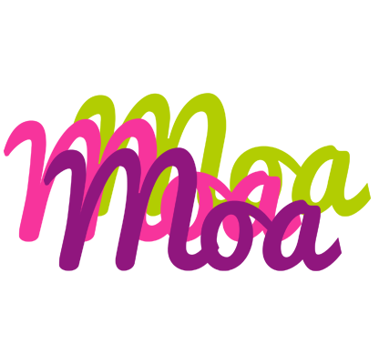 Moa flowers logo