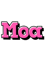 Moa girlish logo
