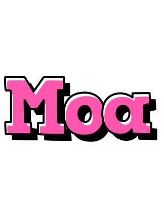 Moa girlish logo