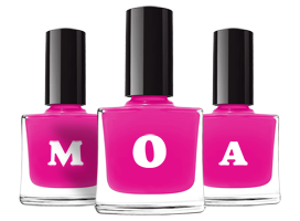 Moa nails logo