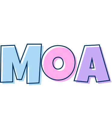 Moa pastel logo