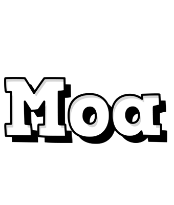 Moa snowing logo