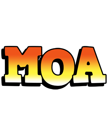 Moa sunset logo