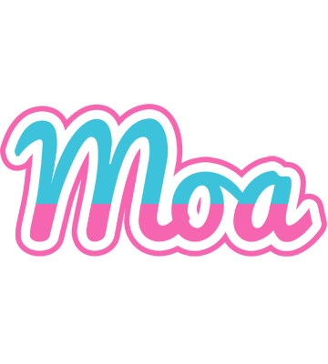 Moa woman logo