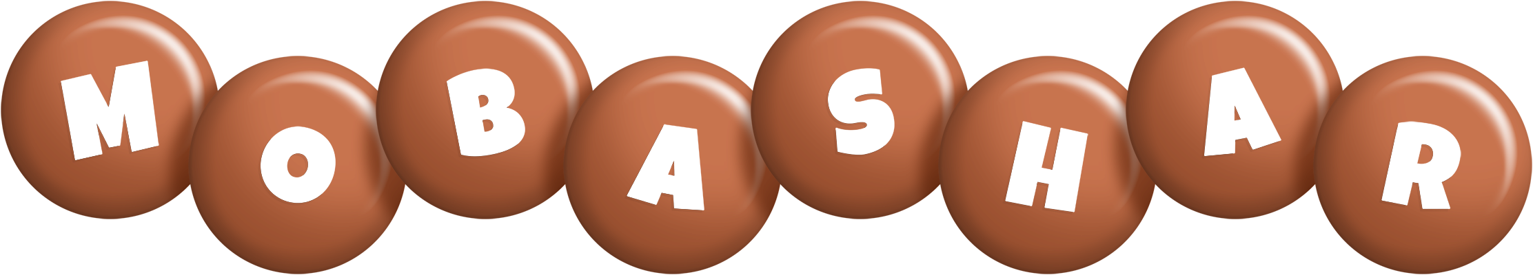Mobashar candy-brown logo