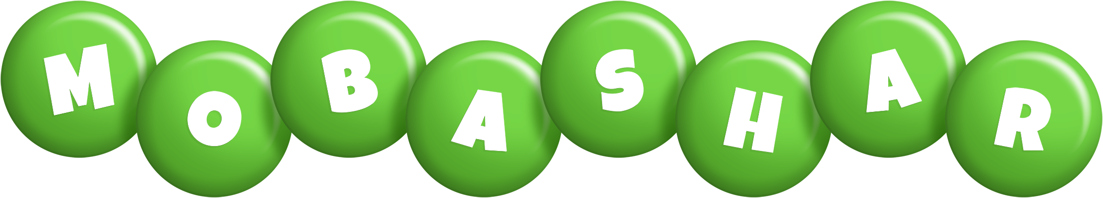 Mobashar candy-green logo