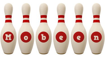 Mobeen bowling-pin logo