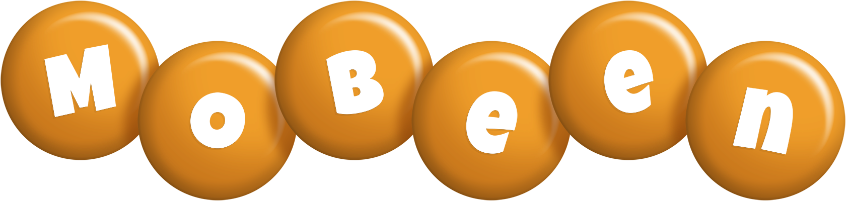 Mobeen candy-orange logo