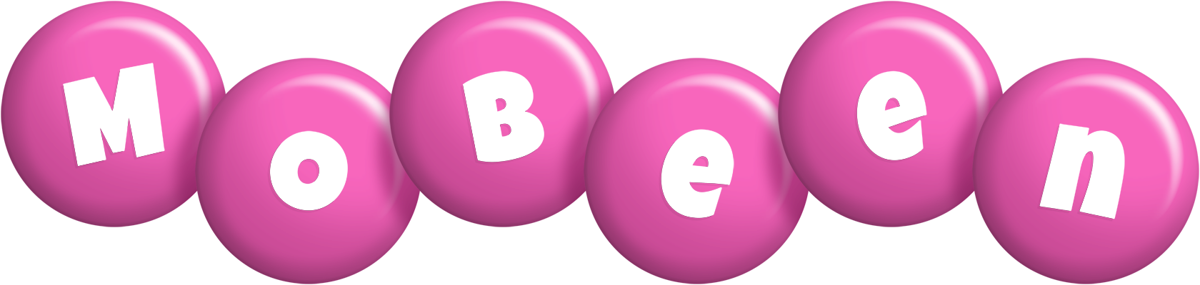 Mobeen candy-pink logo
