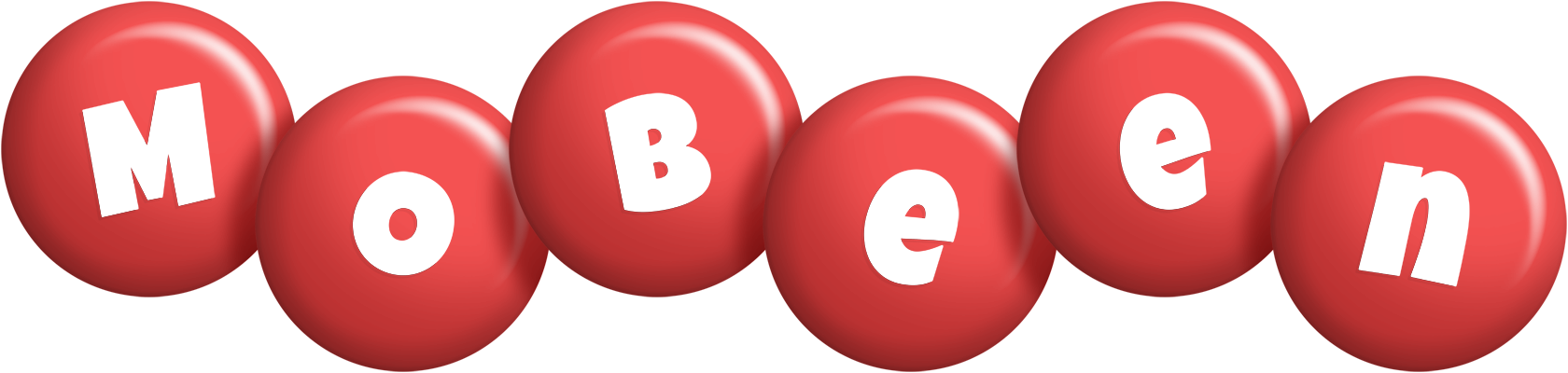 Mobeen candy-red logo