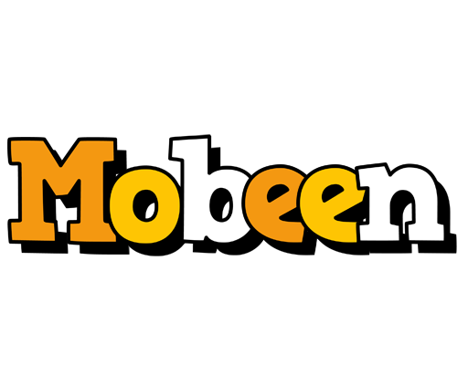 Mobeen cartoon logo