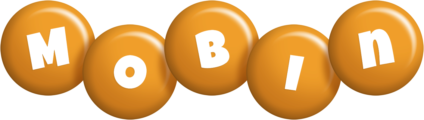 Mobin candy-orange logo