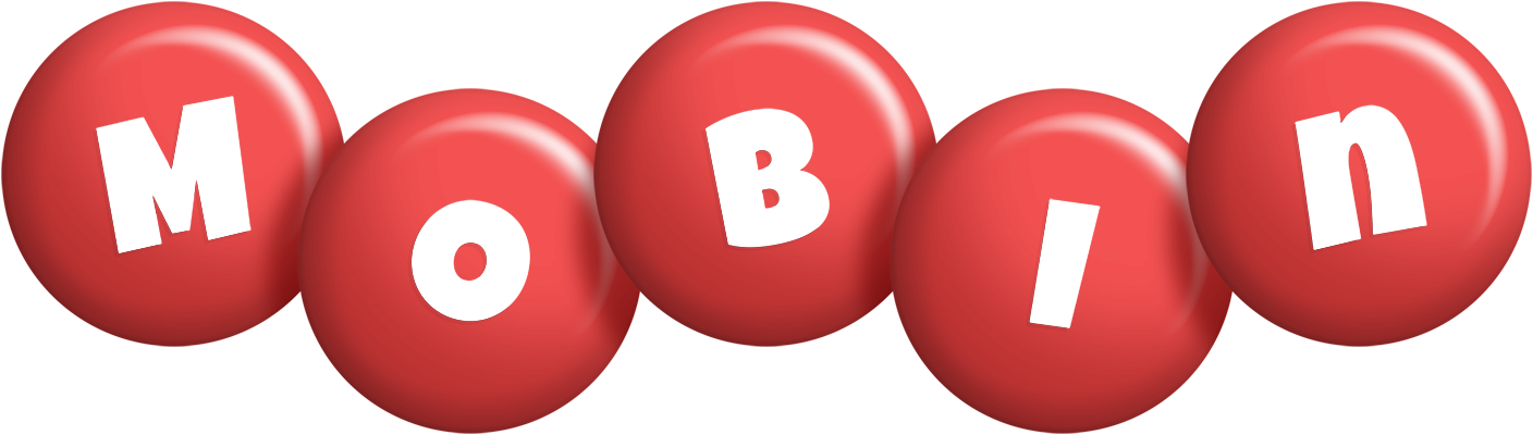 Mobin candy-red logo