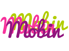 Mobin flowers logo